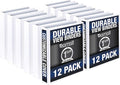 Samsill Durable 1.5 Inch Binder, Made in The USA, Round Ring Customizable Clear by Samsill