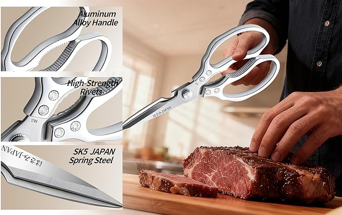 Kitchen Scissors Set Silver - Image 7