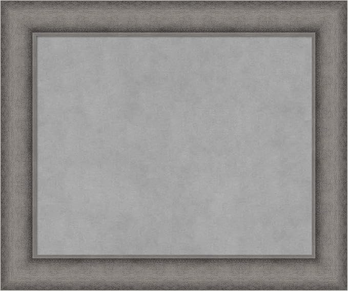 Amanti Art Grey Framed Magnetic Board 20x24 Small Vision Board by AmantiArt