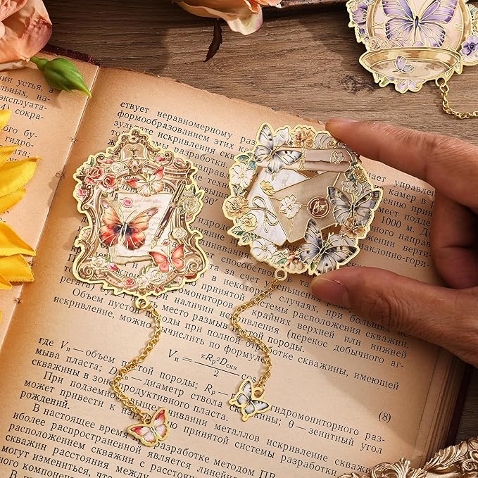 Metal Butterfly Bookmarks for Women - Image 6