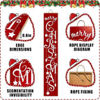 ARTUFAN Merry Christmas Red - Image 3