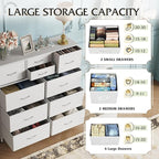 WLIVE White Dresser for Bedroom - Image 5