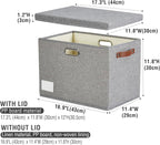 Roobyl 17" Large Collapsible Storage Bins - Image 3