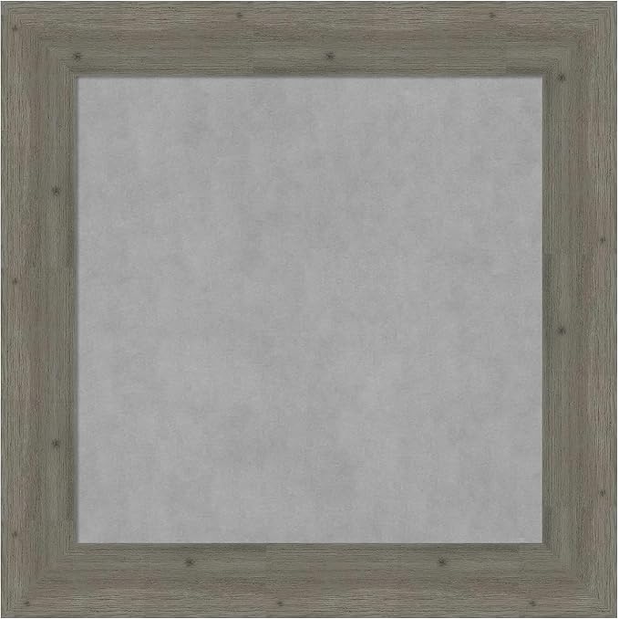 Amanti Art Grey Framed Magnetic Board 31x31 Medium Vision Board by AmantiArt