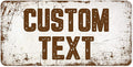 Custom Sign, Custom Street Sign, 11 Font Colors, 13 Font Styles, 4 Hole Options by MySignCenter