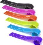 BAZIC Products Shatterproof Flexible Curve Ruler 12", Inches Centimeter Metric - Image 6