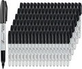 Buecs Permanent Markers, Fine Point, Waterproof & Smear Proof Markers, Quick by Buecs