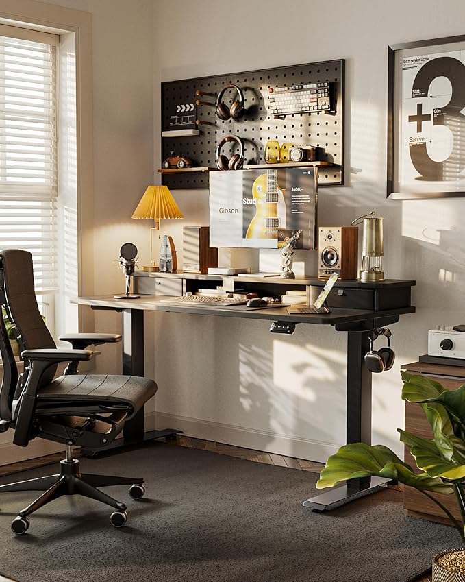 FEZIBO 48 x 24 Inch Height Adjustable Electric Standing Desk - Image 2