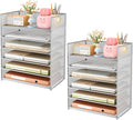 Subekyu 6-Tier Desk Paper Organizer, Desktop File Letter Tray by SUBEKYU