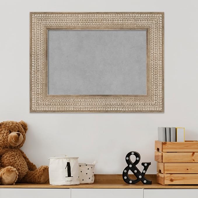 Amanti Art Silver Framed Magnetic Board 18x24 Small Vision Board - Image 5