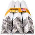 36" x 2" x 2" Reinforced Cardboard Edge Protectors, Pack of 48 | 0.12" Thick Medium-Duty Cardboard Corner Protectors for Shipping – American Quality V-Board Pallet Edge Protectors