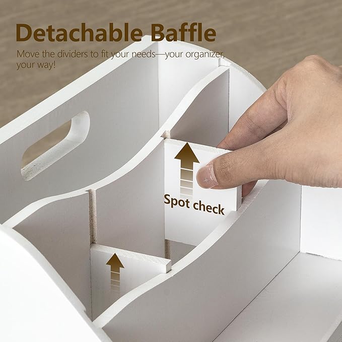 Rebee Vision Pine Wood Mail Organizer - Image 6