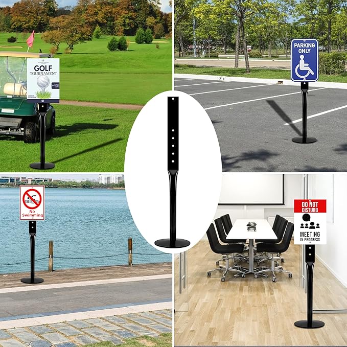 INNOVSIGN Heavy Duty Cast Iron Sign Post - Image 9