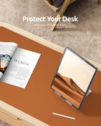 YSAGi Leather Desk Pad Protector, Office Desk Mat, Large Mouse Pad, Non-Slip PU - Image 7