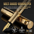 Scriveiner Gold Luxury Fountain Pen - Image 2