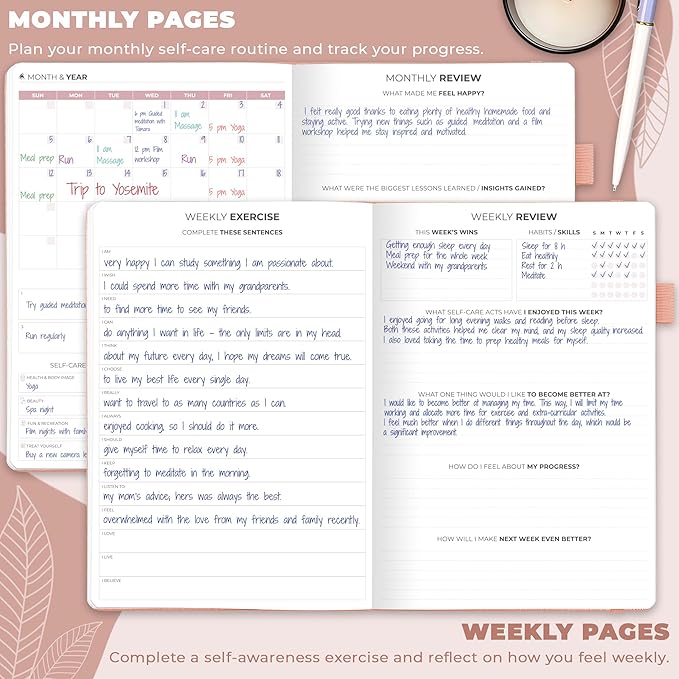 Clever Fox Self-Care Journal – Wellness & Daily Reflection Notebook – Mental - Image 3
