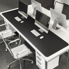 CENNBIE Leather Desk Mat Protector, XXL 74.8" x 23.6" Extra Large Leather - Image 5