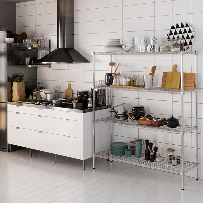 Regal Altair 18" Deep x 54" Wide x 64" Height Wire Shelving Kit | 4-Tier | NSF - Image 7