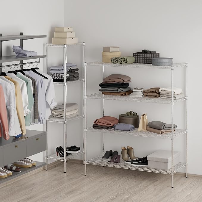 Regal Altair 24" Deep x 54" Wide x 64" Height Wire Shelving Kit | 4-Tier | NSF - Image 7