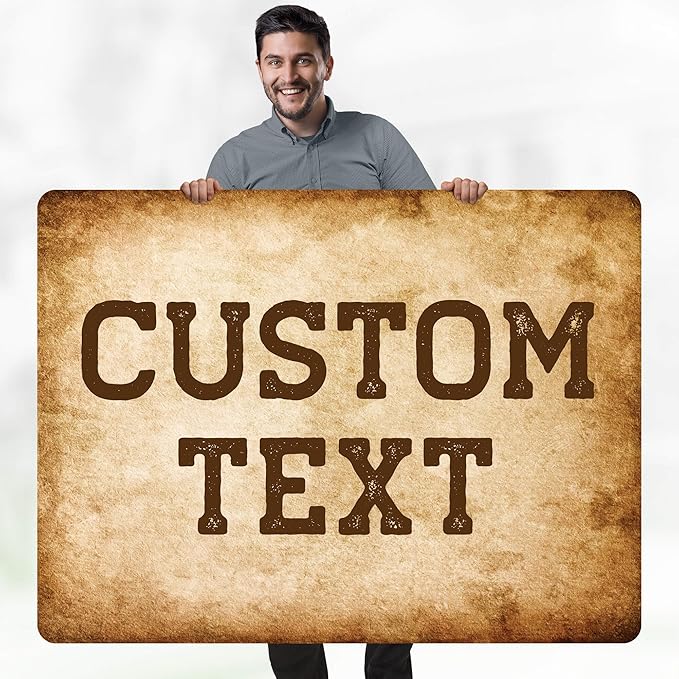 Custom Sign, Custom Street Sign, 11 Font Colors, 13 Font Styles, 4 Hole Options - Image 2