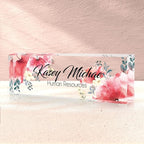 Custom Name Plate for Desk, Desk Name Plate Personalized, Office Decor for by SalaGraphics