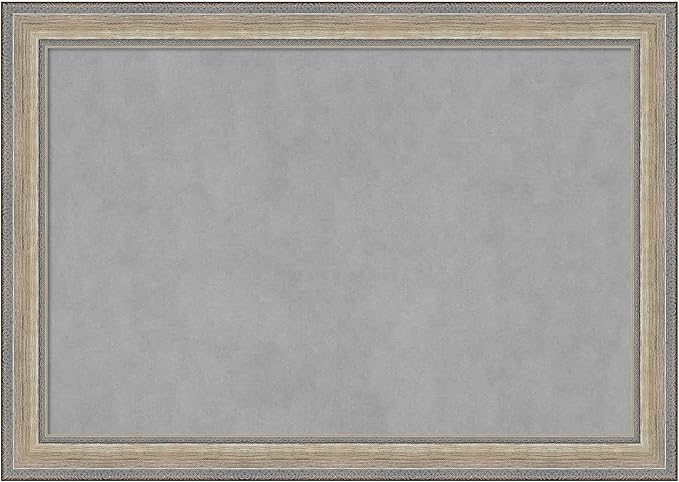 Amanti Art Silver Framed Magnetic Board 29x41 Large Vision Board by AmantiArt