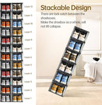 Amllas 10 Pack Shoe Boxes Stackable, Upgraded Sturdy Storage Boxes - Image 5