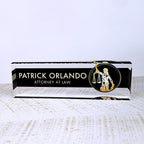 Artblox Personalized Office Desk Name Plate and Business Card Holder | Clear - Image 6