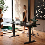 HUANUO 63 x 28 inch Electric Standing Desk Adjustable Height, 4 Memory Height - Image 2