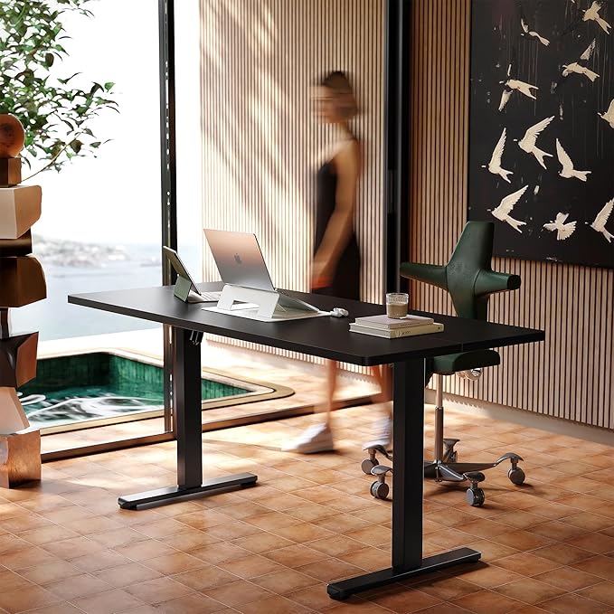 HUANUO 63 x 28 inch Electric Standing Desk Adjustable Height, 4 Memory Height - Image 2
