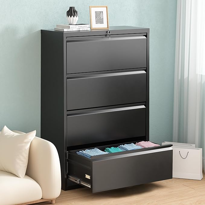 Pataku 4 Drawer File Cabinet - Image 8