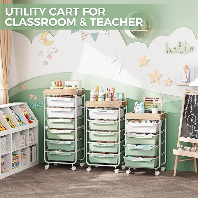 Rolling Storage Utility Cart - Image 9