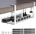 Under Desk Cable Management Tray, Xpatee Upgraded Wire Management No Drill No by Xpatee