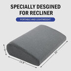 HOMBYS Lumbar Support Pillow for Recliner Chair, Memory Foam Back Support - Image 7