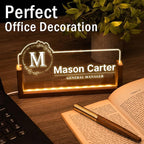 Desk Name Plate Personalized, Office Name Plate - Image 3