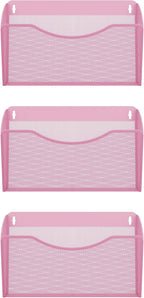 EasyPAG 3 Single Pocket Wall File Organizer, Mesh Hanging File Folder Organizer - Image 2