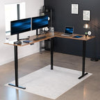 VIVO Electric Corner 84 x 63 inch L-Shaped Standing Desk, Memory Height - Image 2