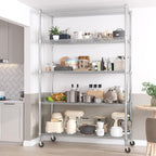 Homdox 5 Tier Storage Racks and Shelving, 3000LBS Commercial Adjustable Wire - Image 5