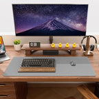 Auhoahsil Felt Desk Mat, Minimalist Large Mouse Pad XL 31.5 x 11.8 in, Desk Matt - Image 7