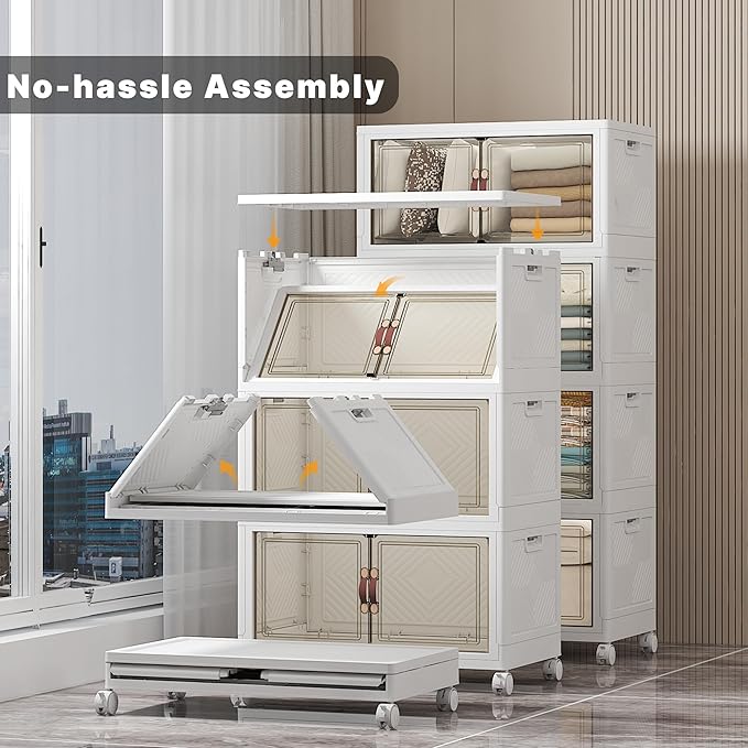 UAMFURI Extra Large Stackable Storage Bins - Image 2