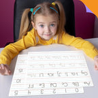 8 Packs Alphabet & Number Whiteboards, Double Sided Dry Erase Board Letters - Image 5