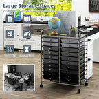 Happygrill 20-Drawer Organizer Cart Tools, Mobile Utility Storage Cart - Image 5