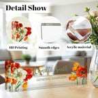 Personalized Name Plate for Desk, Custom Acrylic Desk Name Sign, Office - Image 2