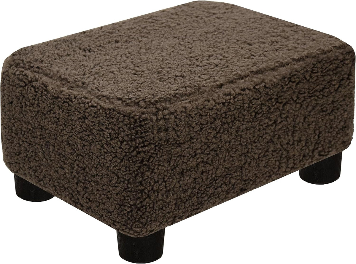 CAROLMADE Small Foot Stool Ottoman Footstool with Legs Under Desk Footrest fo...