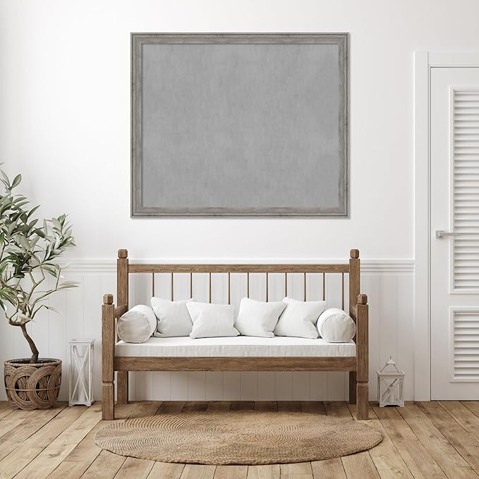 Amanti Art Grey Framed Magnetic Board 45x53 Oversize Vision Board - Image 6