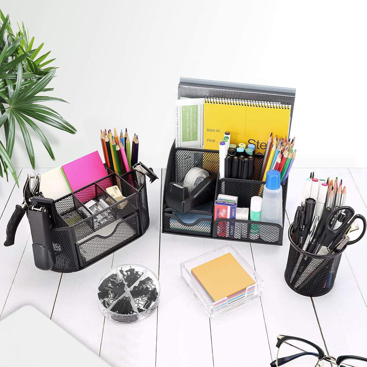 17 in 1 office desk organizer set for, package contents