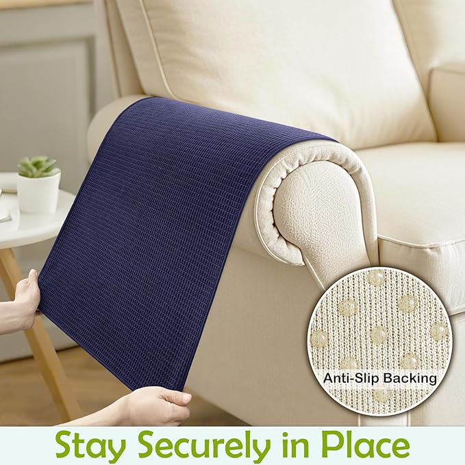 Couch Arm Covers, Sofa Arm Covers, Waterproof Armrest Cover - Image 5