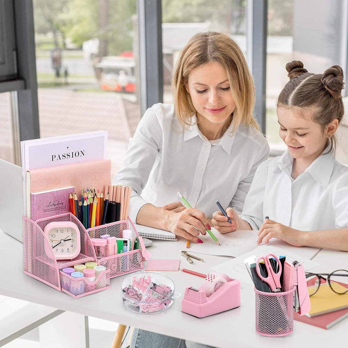 13-in-1 Office Desk Organizer Set for Back to School Supplies Accessories