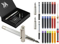 YICMY Fancy Fountain Pen Set – Fine & Medium Nibs, Includes 18 Ink Cartridges by YICMY