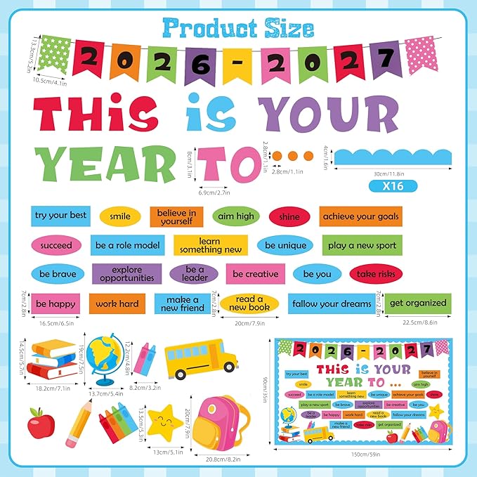 This is Your Year Set Bulletin Board Becorations Classroom Decoration - Image 2